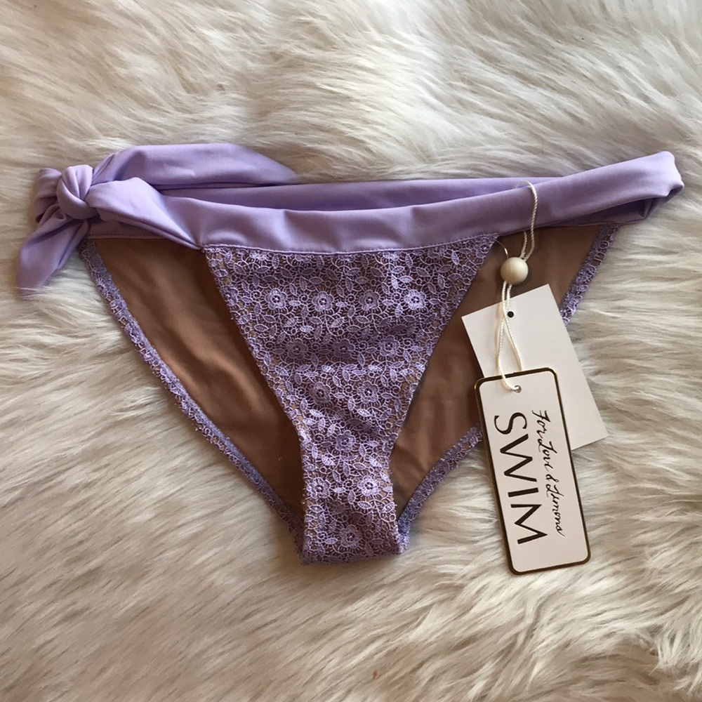 For Love and Lemons Daquiri Lace Bikini Bottom